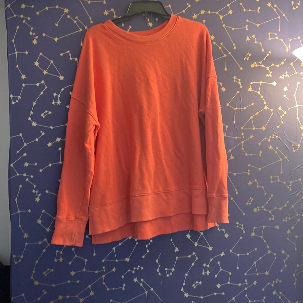 TIME AND TRUE CORAL PULLOVER XL